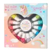 Souza Nail Polish Set for Kids, 12 Nail Polishes + Nail Stickers