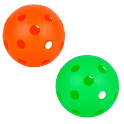 Stiga EXS 2-Pack Floorballs, 2-Pack – Orange and Green