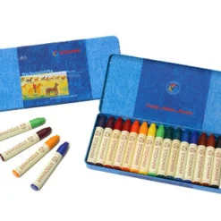 Stockmar Beeswax Crayons, Sticks - Set of 16