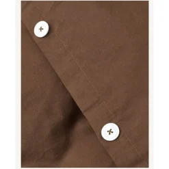 Studio Feder Adult Bed Linen, Organic Percale – Bark