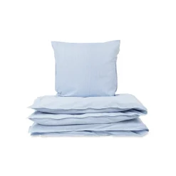 Studio Feder Adult Bedding, Organic Percale - Milk Stripe