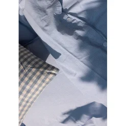 Studio Feder Adult Bedding, Organic Percale - Milk Stripe