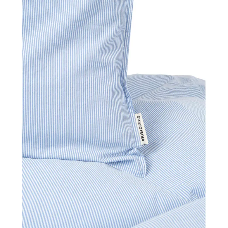 Studio Feder Adult Bedding, Organic - Milk Stripe XL