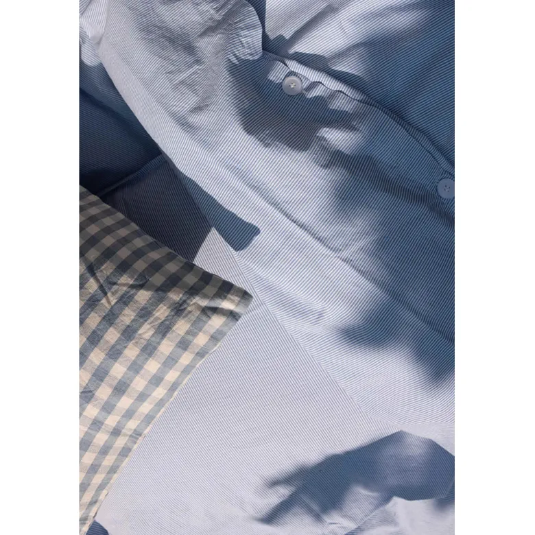 Studio Feder Adult Bedding, Organic - Milk Stripe XL