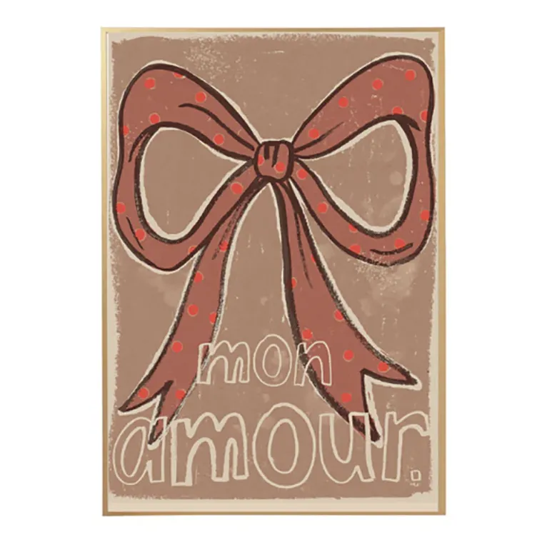 Studio Loco Children's Art Print, Bow - 50 x 70 cm