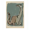 Studio Loco Children's Poster, Dino Green - 50 x 70 cm