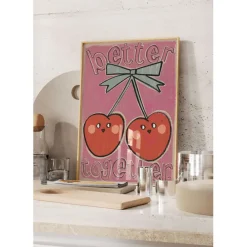 Studio Loco Children's Poster, Cherries - Various Sizes