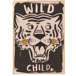 Studio Loco Children's Poster, Wild Child – Available in Various Sizes