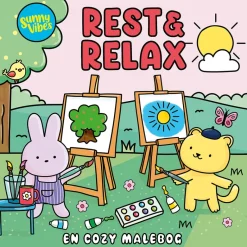 Sunny Vibes, Rest & Relax - Cozy Coloring Book