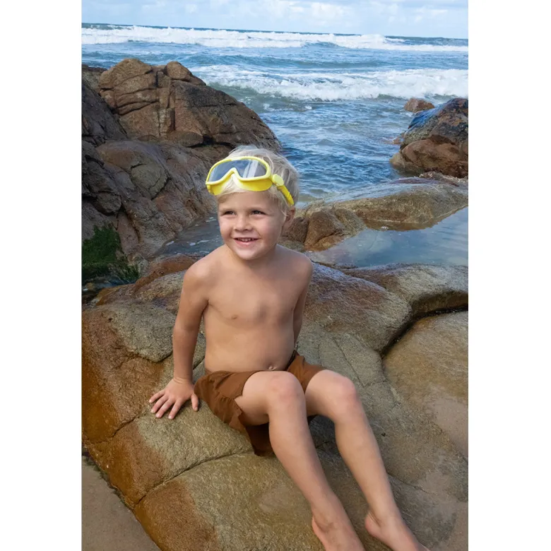 Sunnylife Diving Goggles, Salty the Shark Neon Yellow