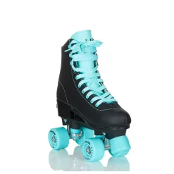Supreme Rollers, Side-by-Side Roller Skates, Del Rey Black – Sizes 31–42