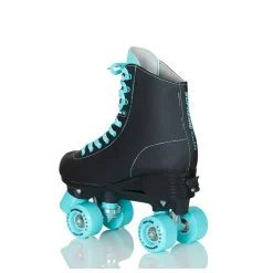 Supreme Rollers, Side-by-Side Roller Skates, Del Rey Black – Sizes 31–42