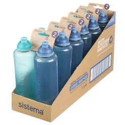 Swift Squeeze Bottle Drink System, 2-Pack 480 ml - Ocean Bound