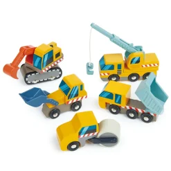 Tender Leaf, 5 Construction Site Vehicles - Worksite