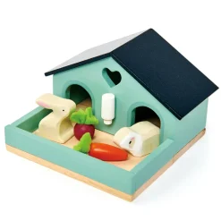 Tender Leaf, Dollhouse Accessories, Pet Bunnies