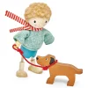 Tender Leaf Dollhouse Figures - Mr. Goodwood and Dog