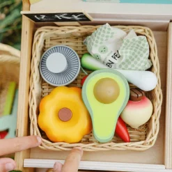 Tender Leaf, Play Food - Basket with Vegetables