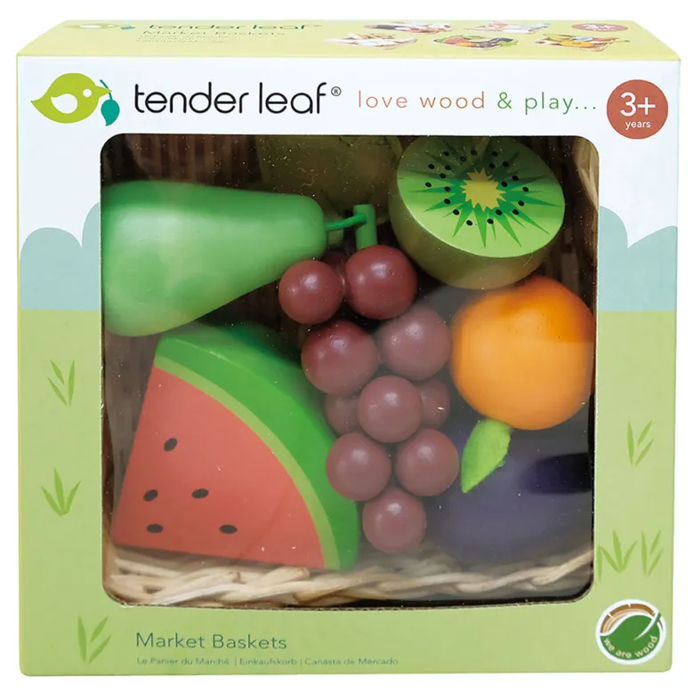Tender Leaf, Play Food – Fruit Basket