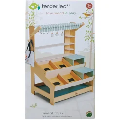 Tender Leaf Wooden Market Stall