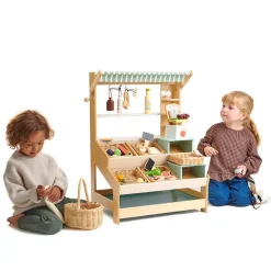 Tender Leaf Wooden Market Stall