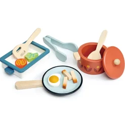 Tender Leaf, Wooden Play Food – Pots & Pans