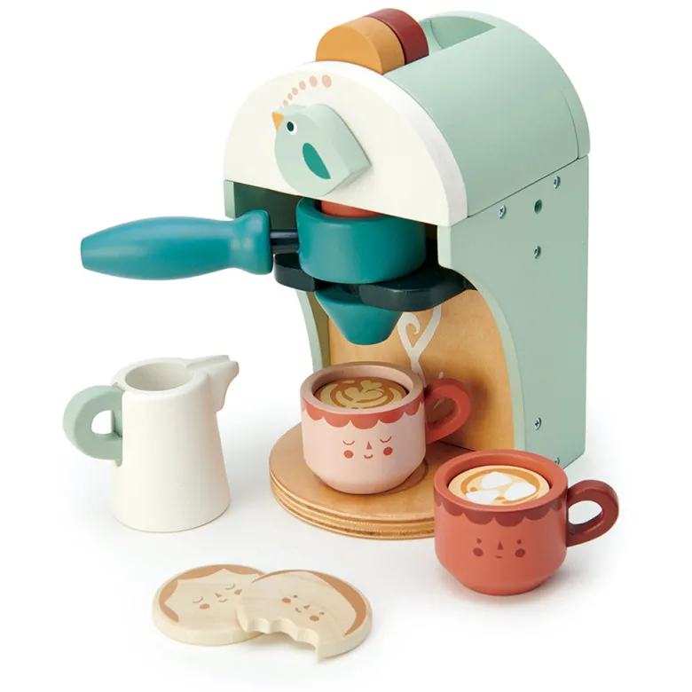 Tender Leaf, Wooden Play Food – Cappuccino Machine