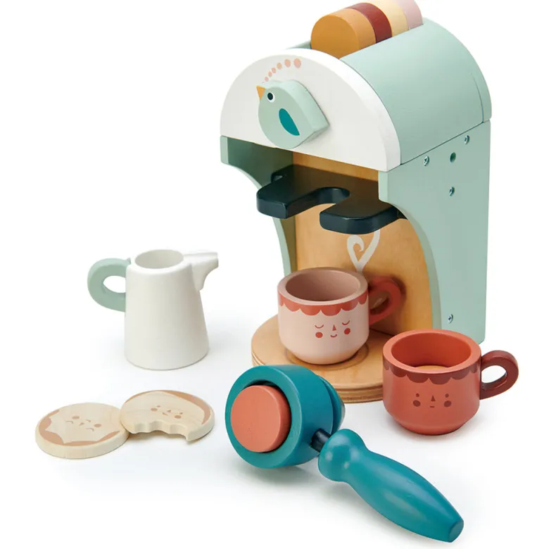 Tender Leaf, Wooden Play Food – Cappuccino Machine
