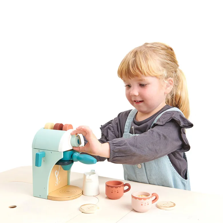 Tender Leaf, Wooden Play Food – Cappuccino Machine