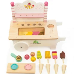 Tender Leaf, Wooden Play Food - Ice Cream Cart