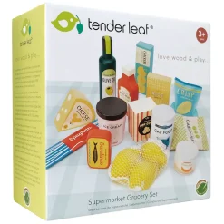 Tender Leaf, Wooden Play Food - Groceries