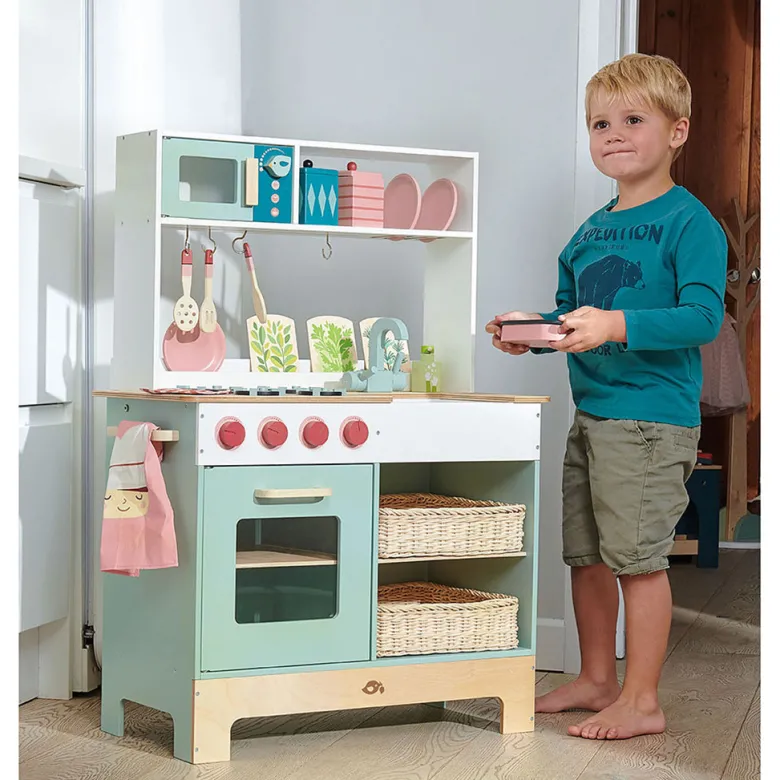 Tender Leaf, Wooden Play Kitchen - Large