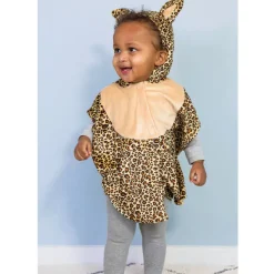 The Good Fairy Animal Costume, Leopard Cape - Size 1-4 Years