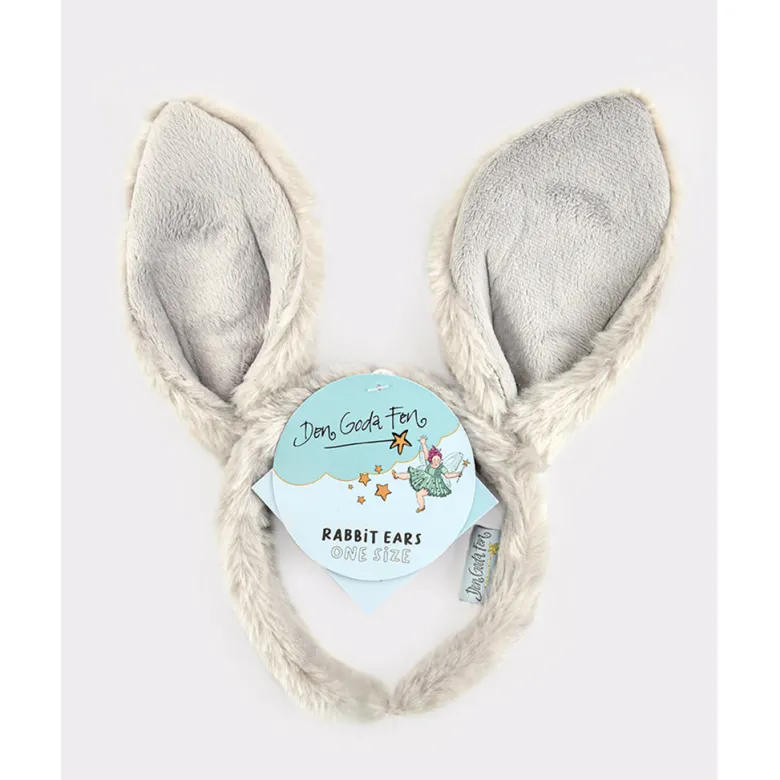 The Good Fairy, Costume Accessory - Headband with Gray Bunny Ears