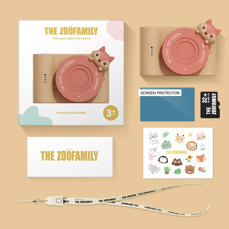 The ZooFamily, Urban Zoo Kids Camera, Ages 5-10 - Fox