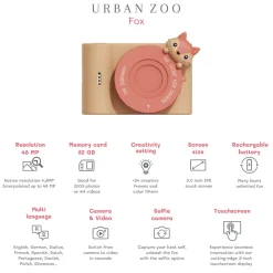 The ZooFamily, Urban Zoo Kids Camera, Ages 5-10 - Fox