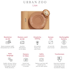 The ZooFamily, Urban Zoo Kids Camera, Ages 5-10 - Lion