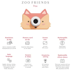 The ZooFamily, Zoo Friends Children's Camera, Ages 3-7 - Fox