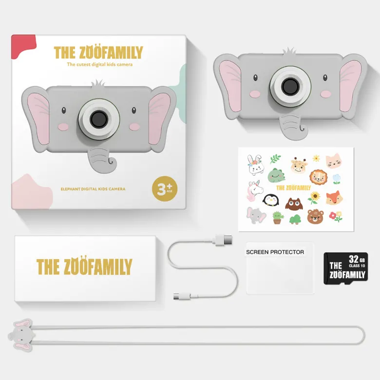 The ZooFamily, Zoo Friends Kids’ Camera, Ages 3–7 – Elephant