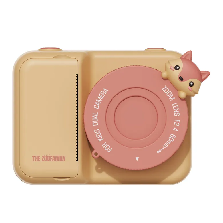 The ZooFamily, Zoo Print, 3-in-1 Camera with Print Function, Ages 5-11 - Fox
