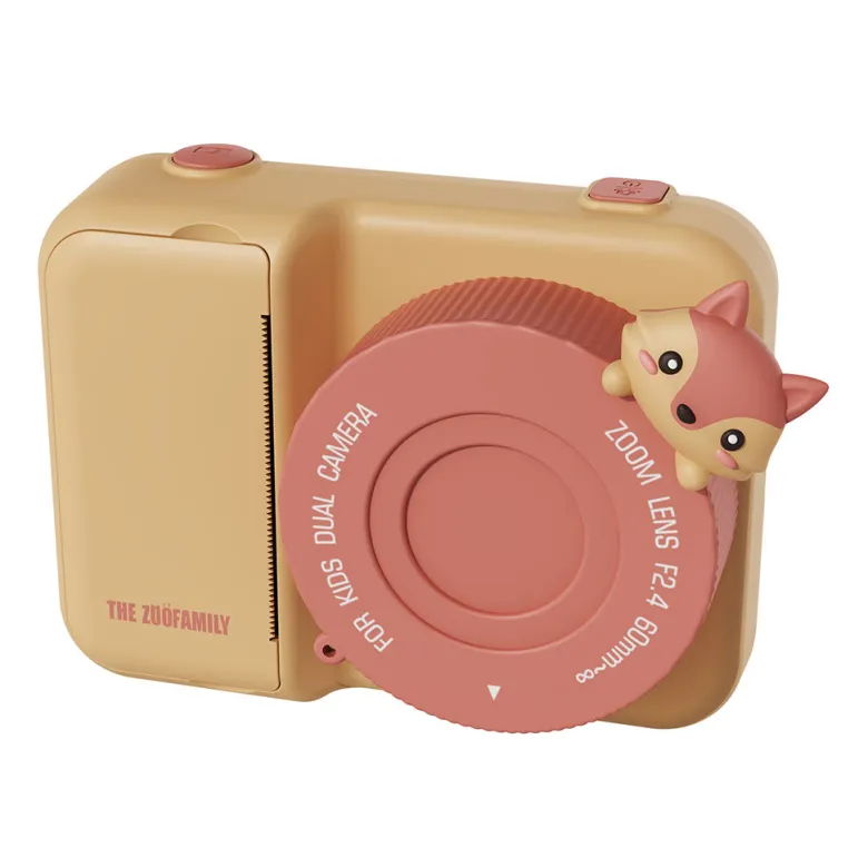 The ZooFamily, Zoo Print, 3-in-1 Camera with Print Function, Ages 5-11 - Fox