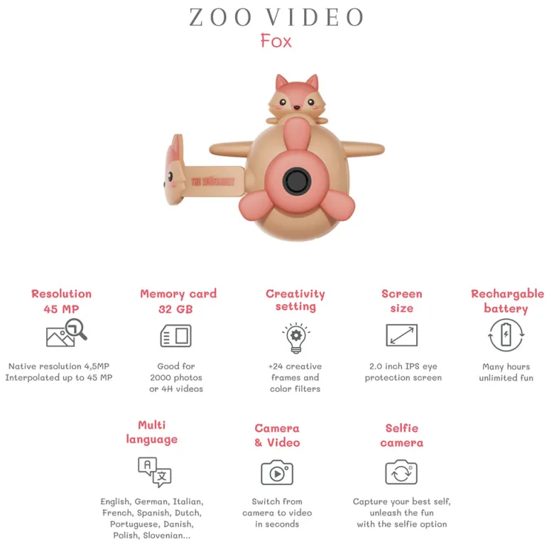 The ZooFamily, Zoo Video Camera, Ages 5-11 - Fox