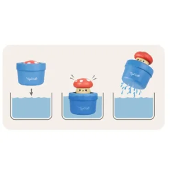 Tiger Tribe Bath Toy, Bath Pop-up - Mushroom