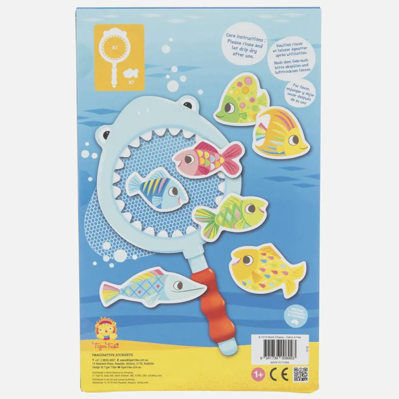 Tiger Tribe Bath Toy, Shark Chasey - Catch the Fish