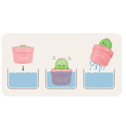 Tiger Tribe Bath Toys, Bath Pop-up - Cactus