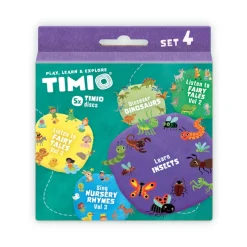 TIMIO Disc Set 4: Children's Songs, Fairy Tales, Dinosaurs, and Tiny Insects