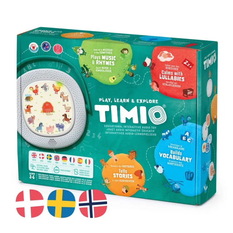 TIMIO Interactive Audio Learning Toy, Starter Pack – New Version