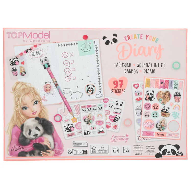 TopModel Create Your Own Diary: Design Your Personal Journal