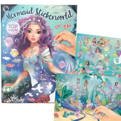 TopModel Metallic Sticker World, Sticker Book - Mermaid