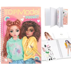 TopModel Pocket Coloring Book, Nyela & Lexy