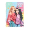 TopModel Pocket Coloring Book, Miju & Christy